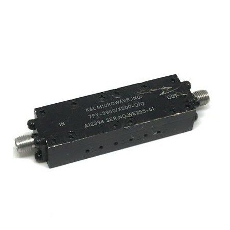 3950Mhz bw 500Mhz Coaxial Microwave Filter 7FV-3950/X500-0/0 K&L
