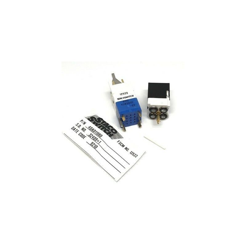 40A011980 5930-01-553-0987 Avionics Push button Switch STACO