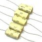 1UF 1000NF 100V AXIAL CAPACITOR MPT-5 ITT QTY:5