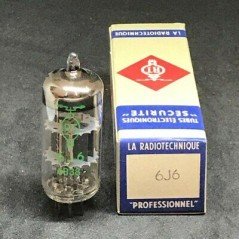 6J6 ELECTRON VACUUM TUBE VALVE RADIOTECHNIQUE