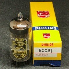 ECC81  ELECTRON VACUUM TUBE VALVE PHILIPS