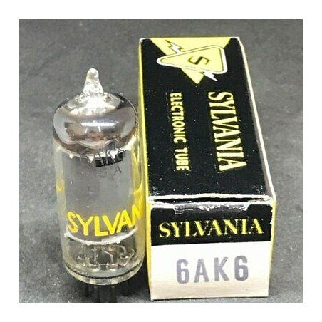 6AK6  ELECTRON VACUUM TUBE VALVE SYLVANIA