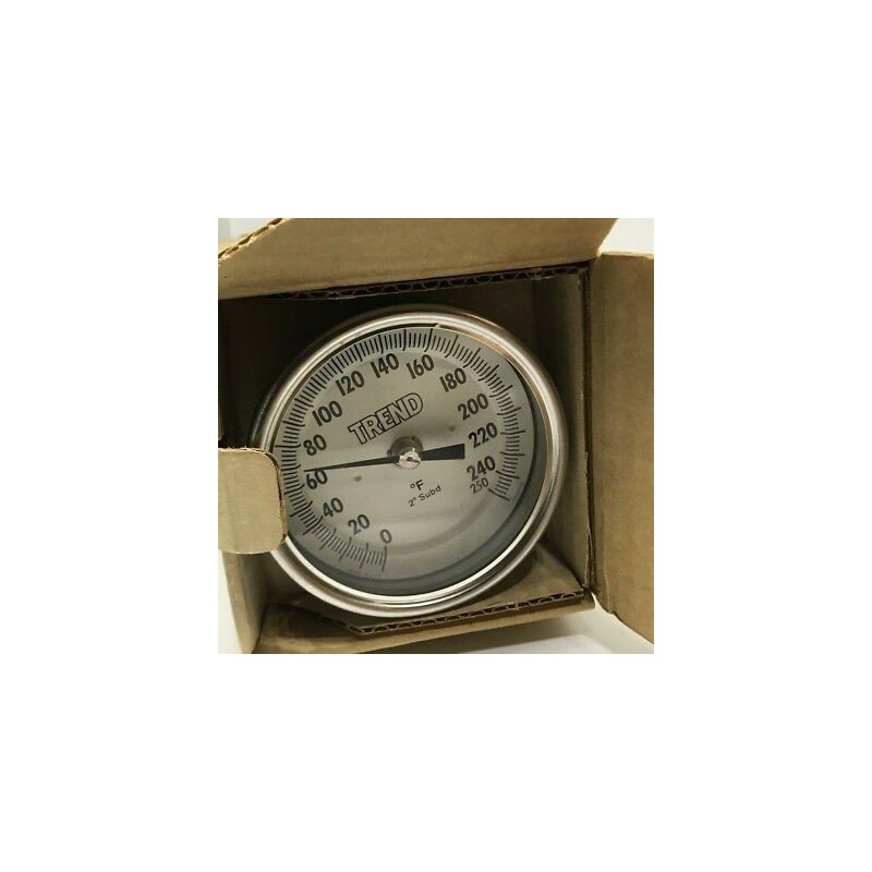 Trend Industrial Thermometer Panel Meter Fahrenheit 0-250F 6685-01-012-4238