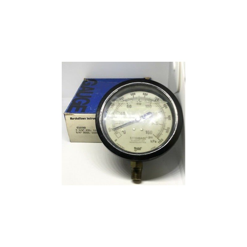Bott Fluid Filled Pressure Gauce 0-160PSI 3 1/2" FIG 1/4"