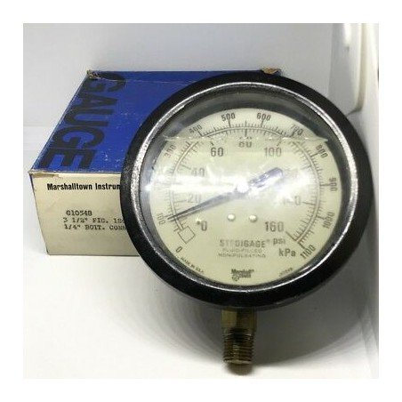 Bott Fluid Filled Pressure Gauce 0-160PSI 3 1/2" FIG 1/4"