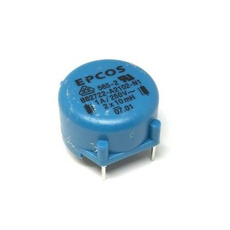 2x 10mH Inductor Common Mode Choke Filter B82722A2102N1 EPCOS / TDK