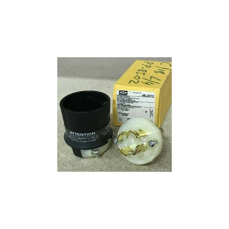 HBL3431C Hubbel Locking Plug Connector