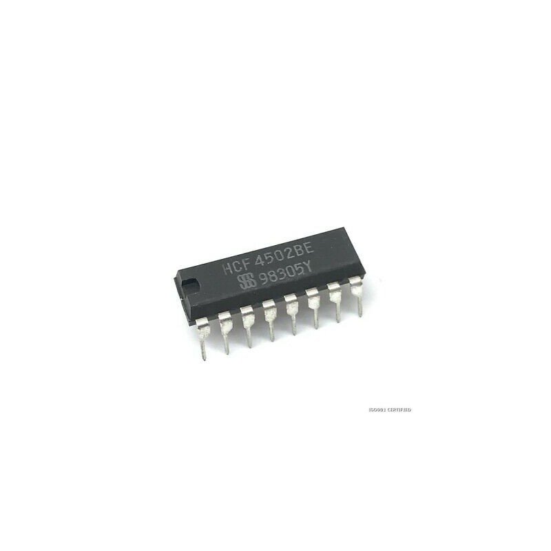 HCF4502BE INTEGRATED CIRCUIT SGS