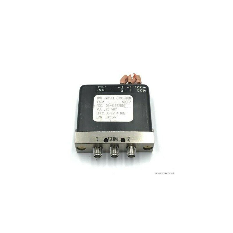 DC-12.4GHZ 28V SMA COAXIAL SWITCH D3-413E280T