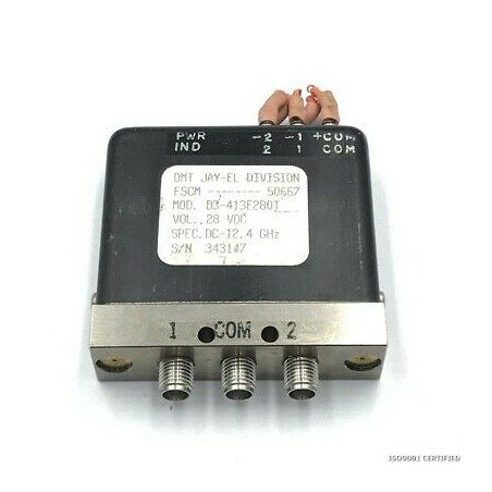 DC-12.4GHZ 28V SMA COAXIAL SWITCH D3-413E280T