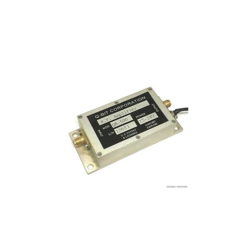 20-500Mhz 22dbm SMA 15-24V POWER AMPLIFIER HAM RADIO QBIT