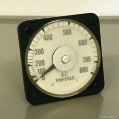 0-800A AMMETER A-C AB-40 0-5A AC EIL INSTRUMENTS