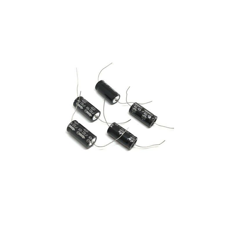 330UF 40V CAPACITOR NOS X5pcs