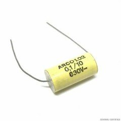 0.1uF 100nF 630V 10% Radial Film Capacitor 1.02 Arcotronics 25x12.25mm