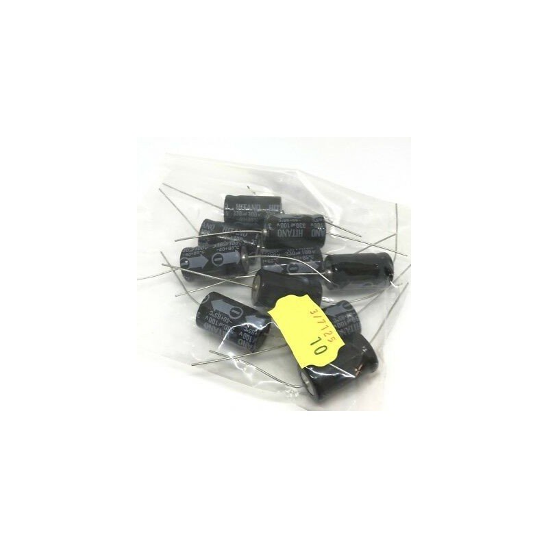 330UF 100V CAPACITOR HITANO X10PCS