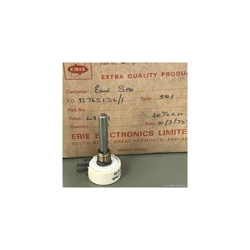 501 Erie Potentiometer High Quality 470OHM Linear