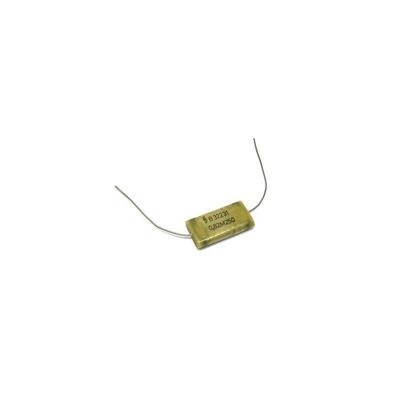 0.82UF 820NF 250V CAPACITOR SIEMENS B322231 NOS