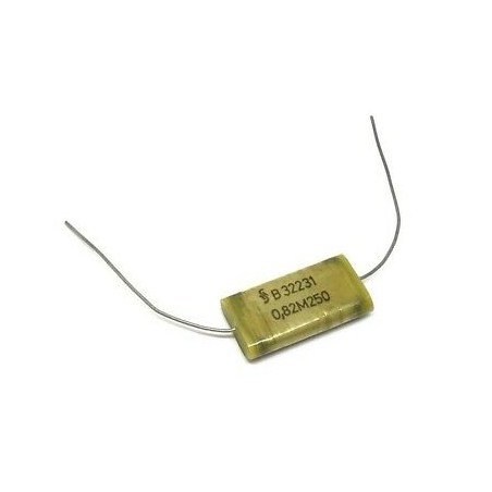 0.82UF 820NF 250V CAPACITOR SIEMENS B322231 NOS