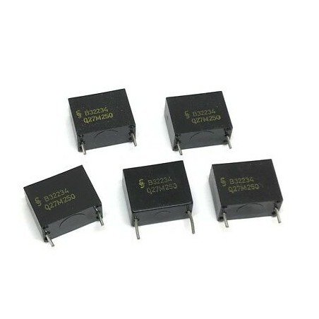 0.27UF 270NF 250V CAPACITOR SIEMENS B32234 NOS X5PCS