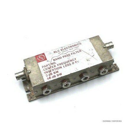 60MHZ RLC BNC BANDPASS FILTER