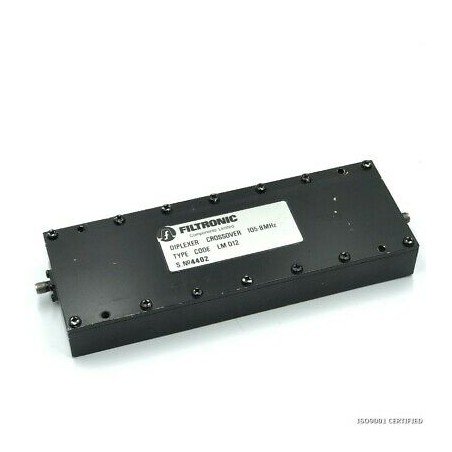 L 45-102MHZ H 110-210MHZ DIPLEXER CROSSOVER LM012 FILTRONIC