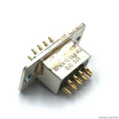 9PIN CONNECTOR MILITARY SILVER PLATED EFD FCM-9-103-ES-BFM-100