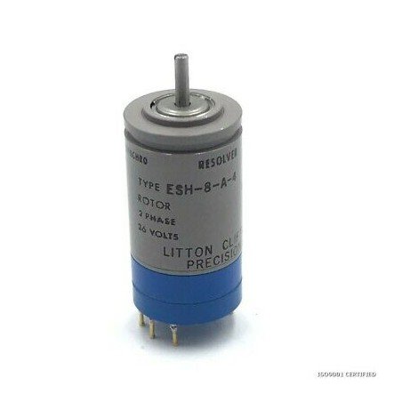 26V 2PHASE ROTOR SYNCHRO RESOLVER LITTON ESH-8-A-4