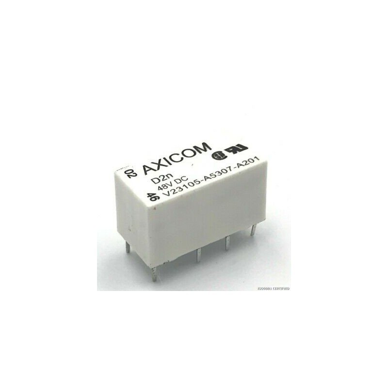 48VDC LOW SIGNAL RELAY V23105-A5307-A201 AXICOM
