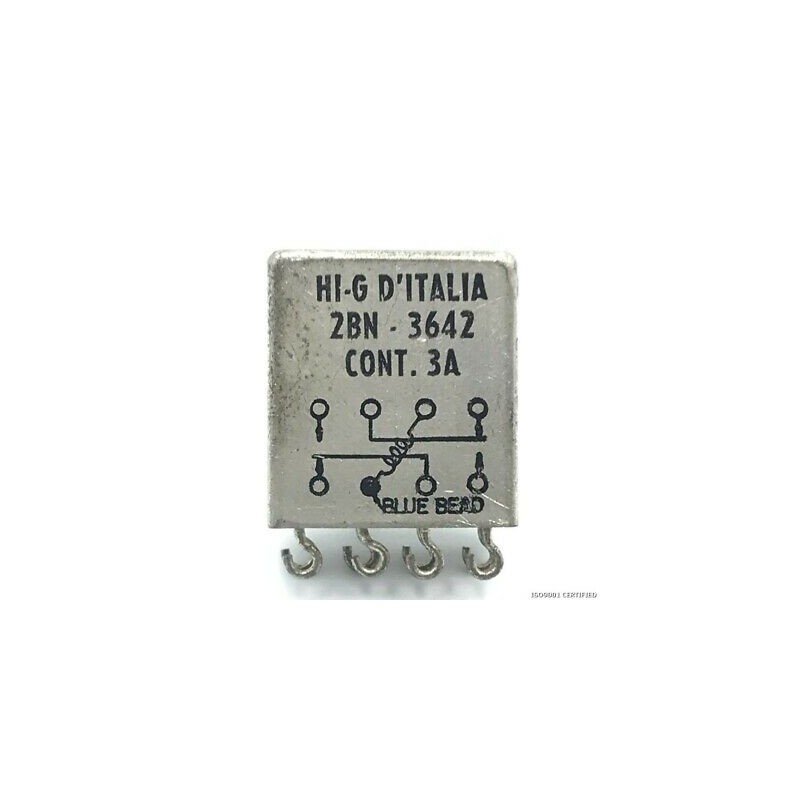 3A HERMETICALLY SEALED RELAY HI-G 2BN-3642