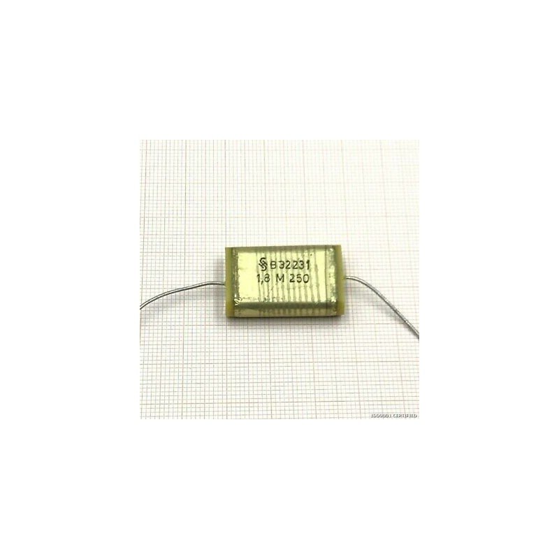 1.8UF 250V AUDIO - CROSSOVER FILM CAPACITOR SIEMENS