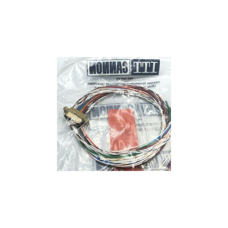 D TO MIC CABLE ASSEMBLY ITT CANNON MDM-21SH003P