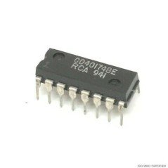 CD40174BE INTEGRATED CIRCUIT RCA