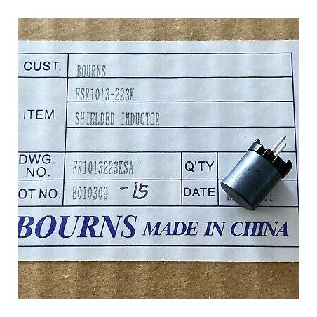 22mH 10% 90OHM FIXED SHIELDED INDUCTOR FSR1013-223K BOURNS