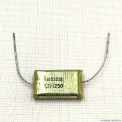 1.2UF 250V POLYESTER FILM CAPACITOR AUDIO AMP SIEMENS B32231