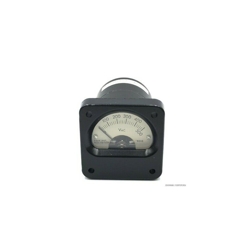 0-500VAC AVIONIC PANEL METER 133-033 4X4X6CM