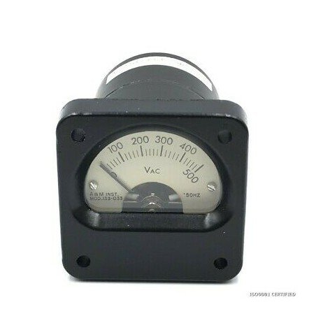 0-500VAC AVIONIC PANEL METER 133-033 4X4X6CM