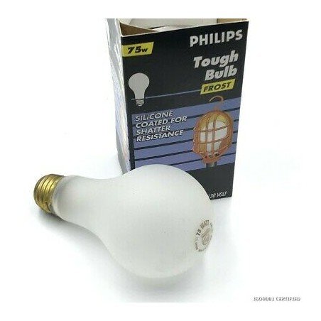 75W 130V SILICONE COATED FOR SHATTER RESISTANCE BULB PHILIPS 20922-1