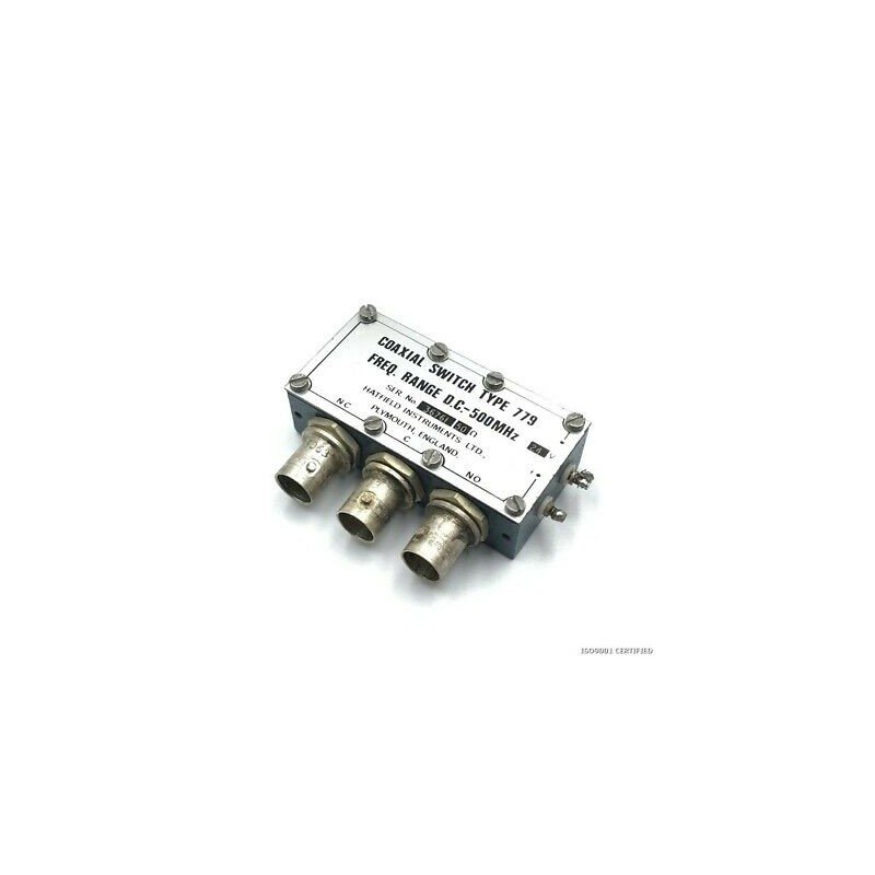 DC-500MHZ BNC 2 WAY COAXIAL SWITCH HATFIELD TYPE779