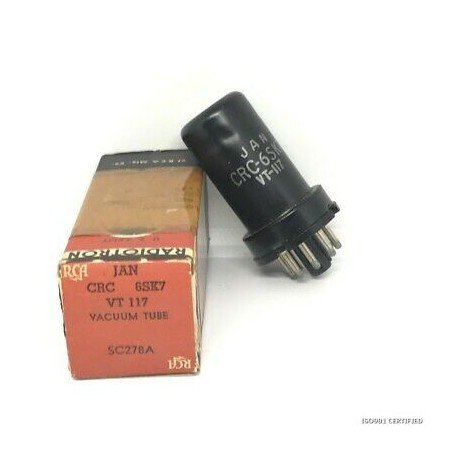 JAN 6SK7 / VT-117 / 6K3 VACUUM TUBE PENTODE RADIOTRON