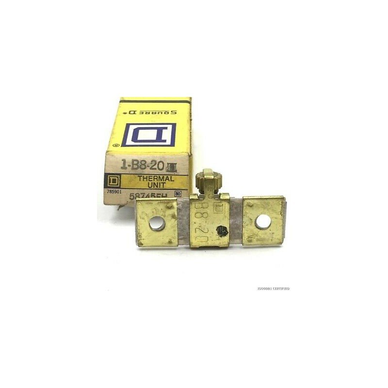 THERMAL UNIT RELAY 1-B8-20 SQUARE D