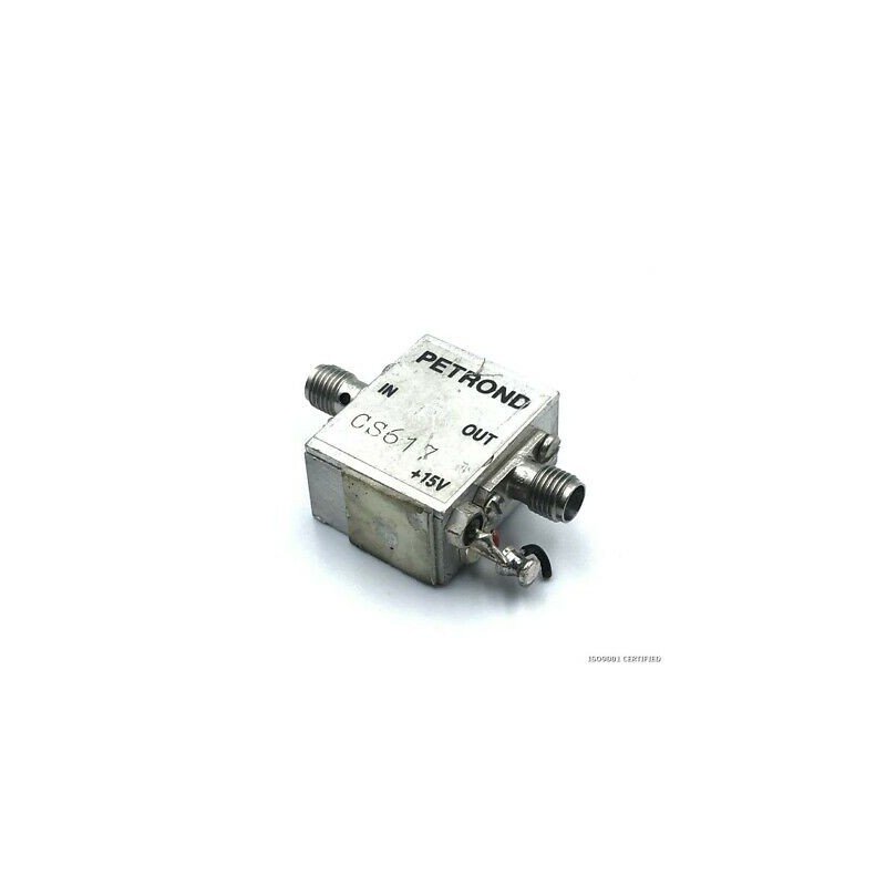 30-1000MHZ G:12/15DB RF FLAT AMPLIFIER 15V PETROND