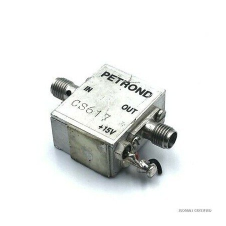 30-1000MHZ G:12/15DB RF FLAT AMPLIFIER 15V PETROND