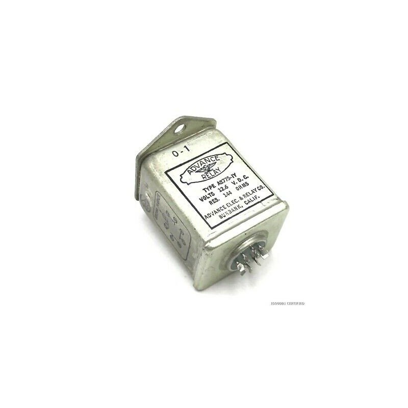 A8775-IY 12.6VDC 144OHM RELAY HERMETICALLY SEALED ADVANCE RELAY