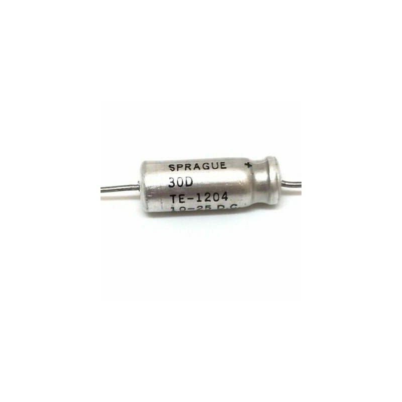 10UF 25V 30D TE-1204 ALUMINIUM ELECTROLYTIC CAPACITOR SPRAGUE