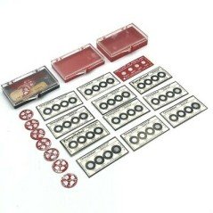 TEMPRATURE GAUGE WARNING LABELS LOT 20PCS