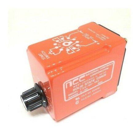 T3K-60-462 SINGLE FUNCTION TIMING RELAY DELAY O BREAK 24VDC 6-60SEC NATIONAL CON