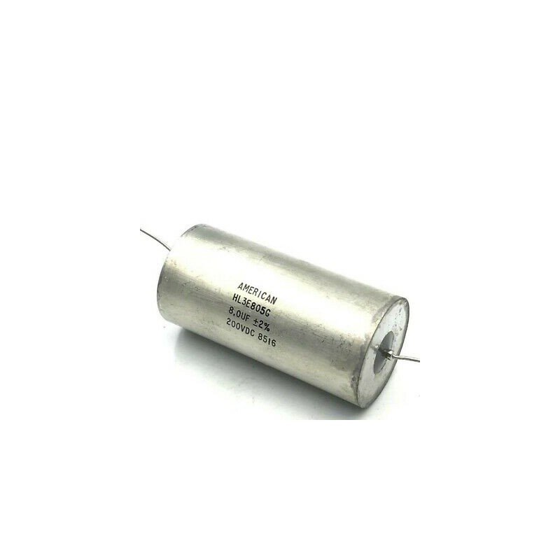 8UF 200V 2% AXIAL CAPACITOR METALLIZED HL3E805G AMERICAN