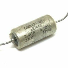 2UF 30V JAN CAPACITOR FIXED METALLIZED M83421/01-6274M