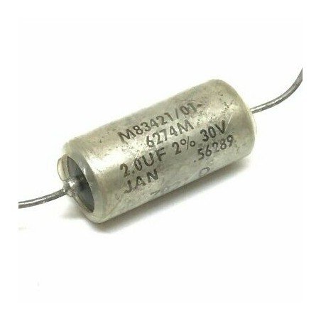 2UF 30V JAN CAPACITOR FIXED METALLIZED M83421/01-6274M