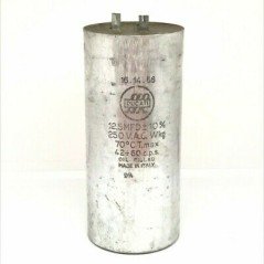 12.5UF 250VAC PAPER IN OIL MOTOR RUN CAPACITOR DUCATI